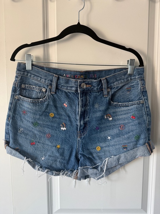 American Eagle Outfitters Pants - American Eagle Outfitters pride Denim 90s boyfriend Shorts Embroidery